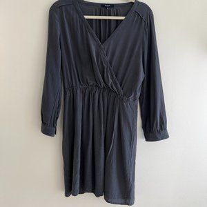 Madewell Silk Faux-Wrap Dress